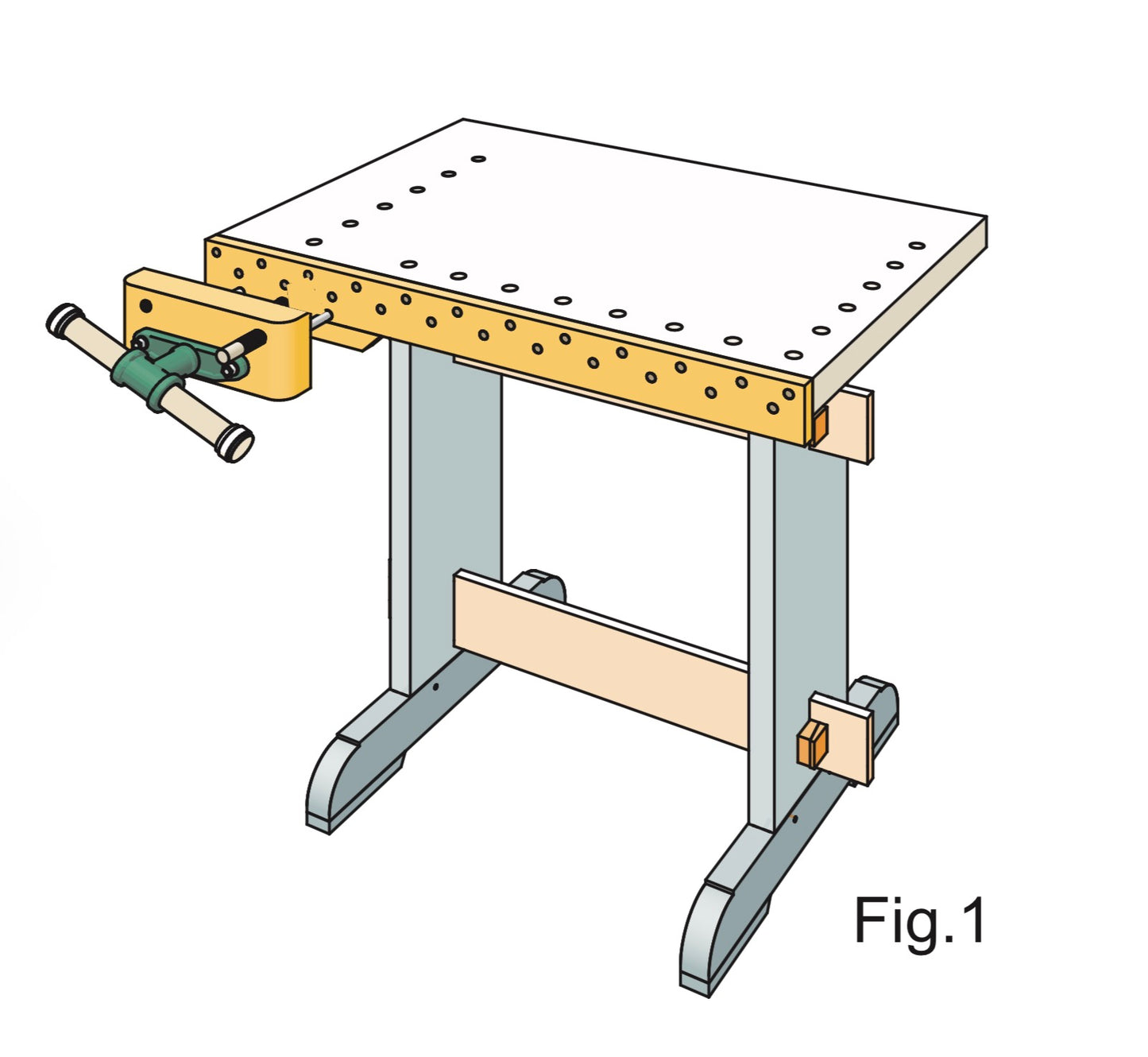 Sugita’s Portable and Dismountable 3x2 Workbench Plans